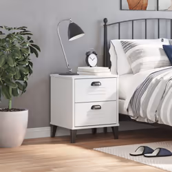 VidaXL 374908 nightstand/bedside table White