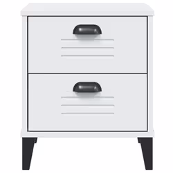 VidaXL 374908 nightstand/bedside table White - Additional view 6