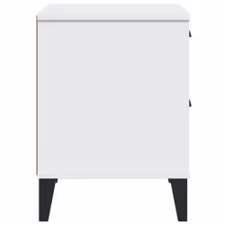 VidaXL 374908 nightstand/bedside table White - Additional view 7