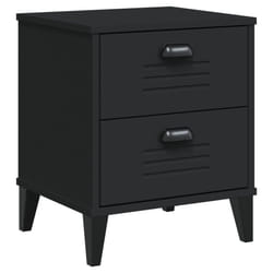 VidaXL 374909 nightstand/bedside table Black