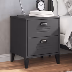 VidaXL 374910 nightstand/bedside table Anthracite