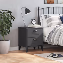 VidaXL 374910 nightstand/bedside table Anthracite