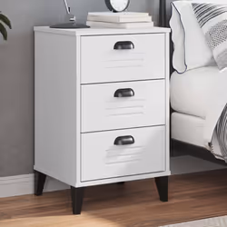 VidaXL 374911 nightstand/bedside table White