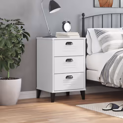 VidaXL 374911 nightstand/bedside table White