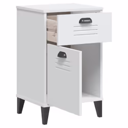 VidaXL 374914 nightstand/bedside table White - Additional view 5