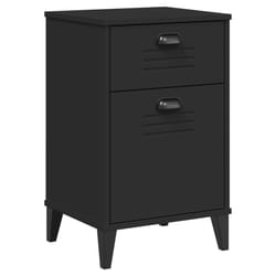 VidaXL 374915 nightstand/bedside table Black
