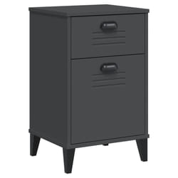 VidaXL 374916 nightstand/bedside table Anthracite