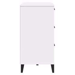 vidaXL Drawer Cabinet Office File Cabinet Storage Cabinet Solid Wood Pine - white - Additional view 6