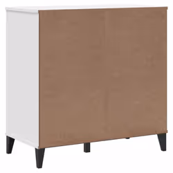 vidaXL Drawer Cabinet Office File Cabinet Storage Cabinet Solid Wood Pine - white - Additional view 7