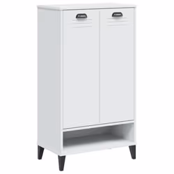 vidaXL Shoe Cabinet Shoe Storage Cupboard Shoe Rack White Engineered Wood