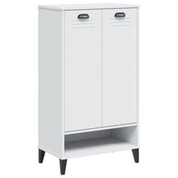 vidaXL Shoe Cabinet Shoe Storage Cupboard Shoe Rack White Engineered Wood