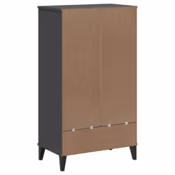 vidaXL Shoe Cabinet Shoe Storage Shoe Rack Anthracite Grey Engineered Wood - Additional view 7