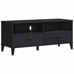 VidaXL 374930, Black, Plastic, Wood, 1060 mm, 400 mm, 465 mm, 1 pc(s)
