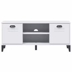 vidaXL Shoe Bench Hall Storage Bench Seat Shoe Rack White Engineered Wood - Additional view 4