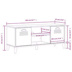 vidaXL Shoe Bench Hall Storage Bench Seat Shoe Rack White Engineered Wood - Additional view 9