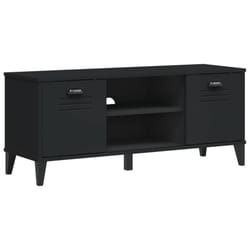 vidaXL Shoe Bench Hall Storage Bench Seat Shoe Rack Black Engineered Wood