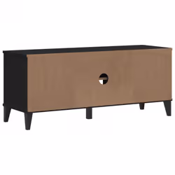 vidaXL Shoe Bench Hall Storage Bench Seat Shoe Rack Black Engineered Wood - Additional view 6