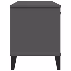 vidaXL Shoe Bench Storage Bench Seat Shoe Rack Anthracite Grey Engineered Wood - Additional view 5