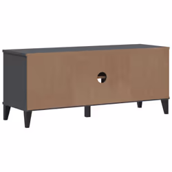 vidaXL Shoe Bench Storage Bench Seat Shoe Rack Anthracite Grey Engineered Wood - Additional view 6
