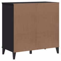 vidaXL Sideboard Storage Cupboard Highboard Side Cabinet Black Engineered Wood - Additional view 7