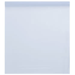 vidaXL Window Film Privacy Door Window Sticker Static Frosted Transparent PVC - white, 45 x 2000 cm/ 1 pcs