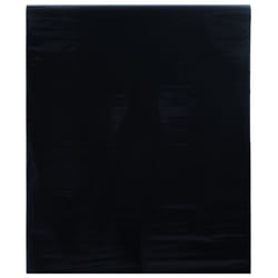 vidaXL Window Film Privacy Window Sticker Glass Film Static Frosted Black PVC