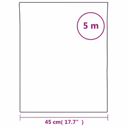 vidaXL Window Film Privacy Window Sticker Glass Film Frosted Star Pattern PVC - stripe, 45 x 500 cm/ 1 pcs