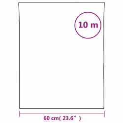 vidaXL Solar Film Static Reflective Effect Privacy Window Film Silver PVC