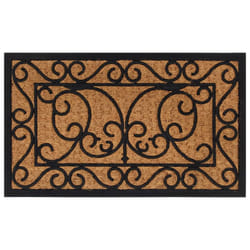 vidaXL Door Mat Floor Mat Entrance Mat Doormat Rectangular Rubber and Coir