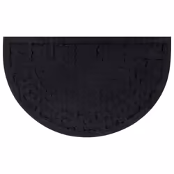 vidaXL Door Mat Floor Mat Entrance Mat Doormat Half Round Rubber and Coir