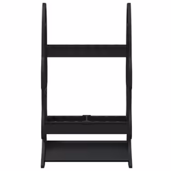 vidaXL Fishing Rod Rack for 16 Rods Fishing Rod Holder Pole Holder Rack Black - Additional view 4