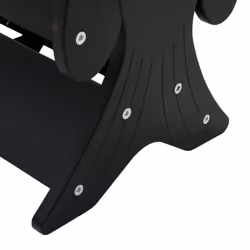 vidaXL Fishing Rod Rack for 16 Rods Fishing Rod Holder Pole Holder Rack Black - Additional view 7