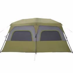 vidaXL Family Tent 10-Person Lightweight Tent Green Quick Release Waterproof - Additional view 8
