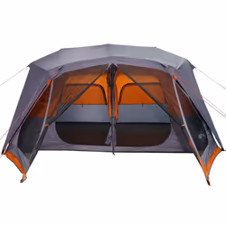 vidaXL Family Tent 10-Person Dome Tent Grey & Orange Quick Release Waterproof - Additional view 4
