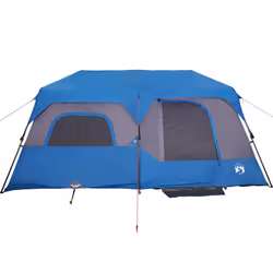 vidaXL Family Tent 9-Person Lightweight Tent Blue Quick Release Waterproof - Additional view 6