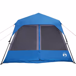 vidaXL Family Tent 9-Person Lightweight Tent Blue Quick Release Waterproof - Additional view 7
