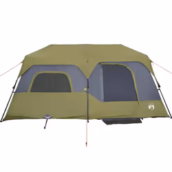 vidaXL Family Tent 9-Person Lightweight Tent Green Quick Release Waterproof - Additional view 6