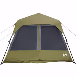 vidaXL Family Tent 9-Person Lightweight Tent Green Quick Release Waterproof - Additional view 7