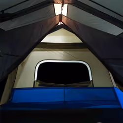 vidaXL Family Tent with LED 10-Person Camping Tent Light Green Quick Release - Additional view 9
