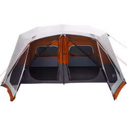 vidaXL Family Tent with LED 10-Person Light Grey and Orange Quick Release - Additional view 4