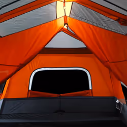 vidaXL Family Tent with LED 10-Person Light Grey and Orange Quick Release - Additional view 9