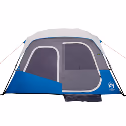 vidaXL Family Tent with LED 6-Person Camping Tent Light Green Quick Release - Additional view 6