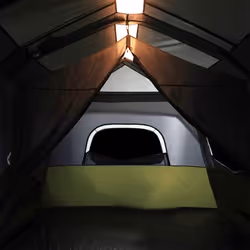 vidaXL Family Tent with LED 9-Person Lightweight Tent Light Blue Quick Release - Additional view 9