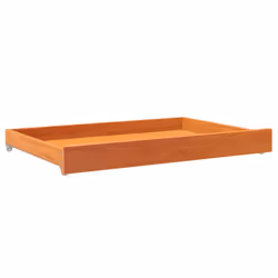vidaXL Day Bed Drawers Under Bed Drawer Box 2 pcs Wax Brown Solid Wood Pine - Additional view 4