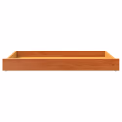vidaXL Day Bed Drawers Under Bed Drawer Box 2 pcs Wax Brown Solid Wood Pine - Additional view 5