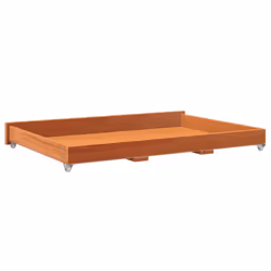 vidaXL Day Bed Drawers Under Bed Drawer Box 2 pcs Wax Brown Solid Wood Pine - Additional view 7