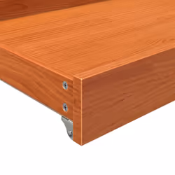 vidaXL Day Bed Drawers Under Bed Drawer Box 2 pcs Wax Brown Solid Wood Pine - Additional view 8