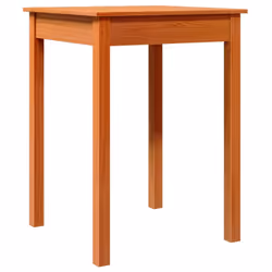 vidaXL Dining Table Kitchen Dining Room Dinner Table Wax Brown Solid Wood Pine - Additional view 6