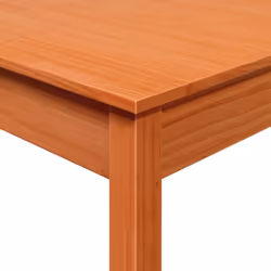 vidaXL Dining Table Kitchen Dining Room Dinner Table Wax Brown Solid Wood Pine - Additional view 7