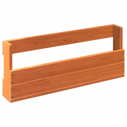 vidaXL Wall-mounted Shoe Racks Shoe Shelf 2 pcs Wax Brown Solid Wood Pine - Additional view 4